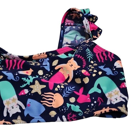 Cat & Jack Bikini Top, Girls Large - Picture 3 of 7